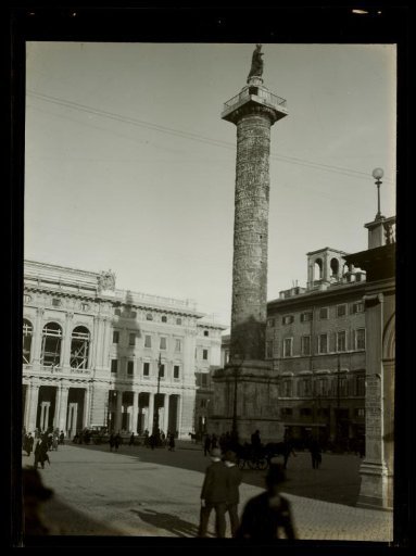 Film negative with a view of Rome