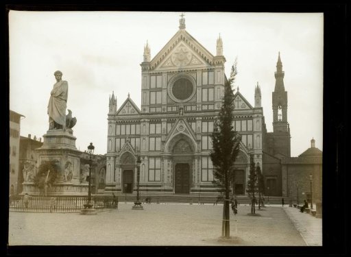 Film negative with a view of Florence