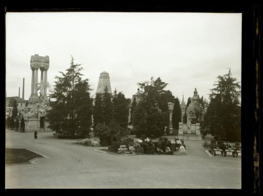 Film negative with a view of Genoa, Pisa, Ravenna or Milan