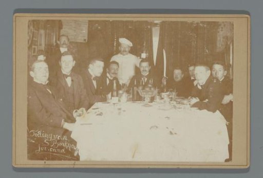 Banquet in a restaurant