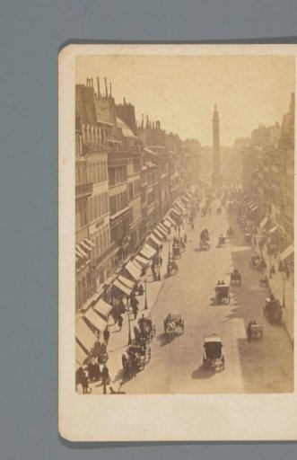 Street view of the Rue de la Paix, Paris