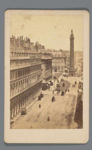 Street view of the Rue de la Paix, Paris