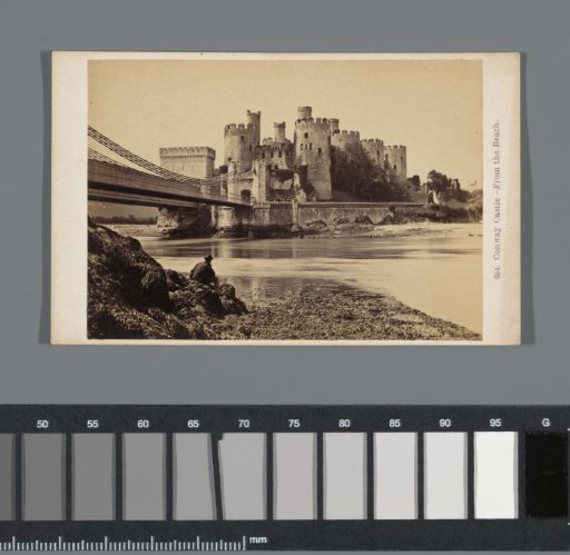 Conwy Castle, viewed from the beach