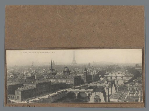 Paris. View taken from the Church of Saint-Gervais