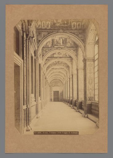 Rome: The Interior of the Loggias of Raphael