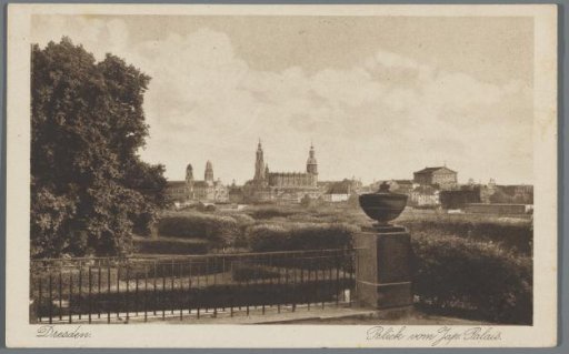 Dresden. View from the Japanese Palace
