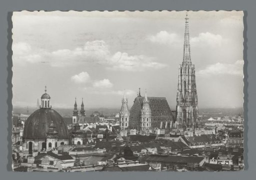 Vienne, Panorama with Stephen's Cathedral