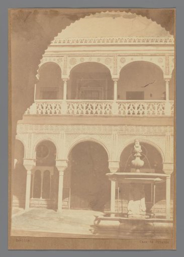 Fountain in the courtyard of Casa de Pilatos, Seville