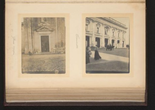 Palazzo della Consulta and the door of a church