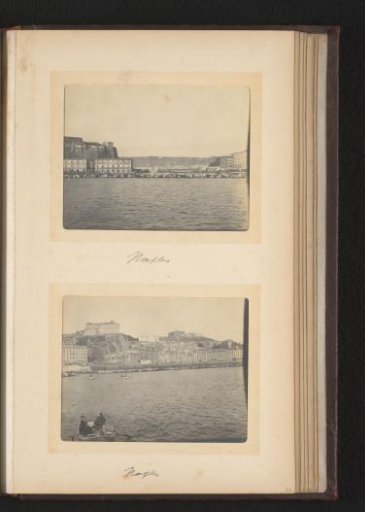 Two Views of Naples, from the water