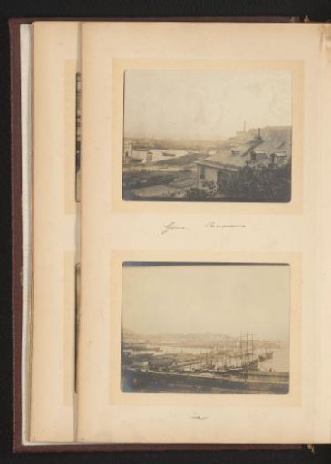 Two panoramas in Genoa