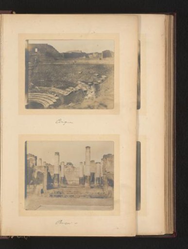 Two views of Pompeii