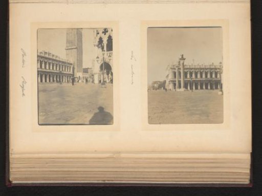Biblioteca Marciana and Column with Lion at Piazza San Marco