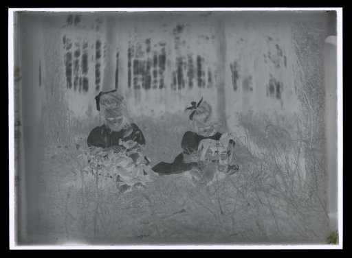 Joanna and Thea Diepenbrock playing in the grass
