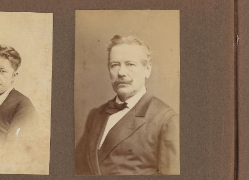 Portrait of a man with a mustache