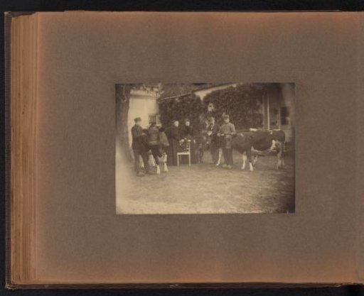 Page from the Diepenbrock family photo album with 1 photo