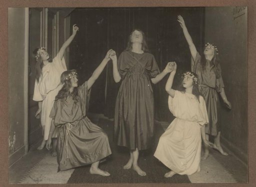 Five Women in Costume