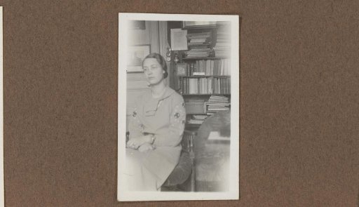 Young Woman before a Bookcase