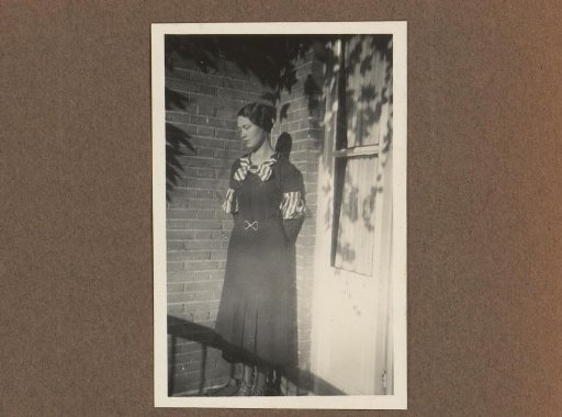 Young Woman before a Wall