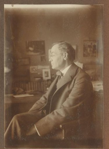 Alphons Diepenbrock seated in an interior