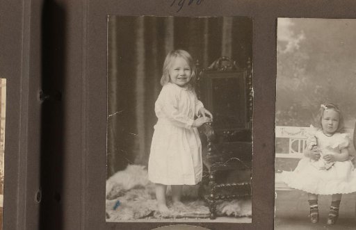 Portrait of Joanna Diepenbrock Standing by a Chair