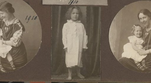 Portrait of Thea Diepenbrock Standing in a Nightgown