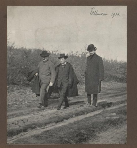 Willem Mengelberg, Gustav Mahler and Alphons Diepenbrock Walking in Valkenveen