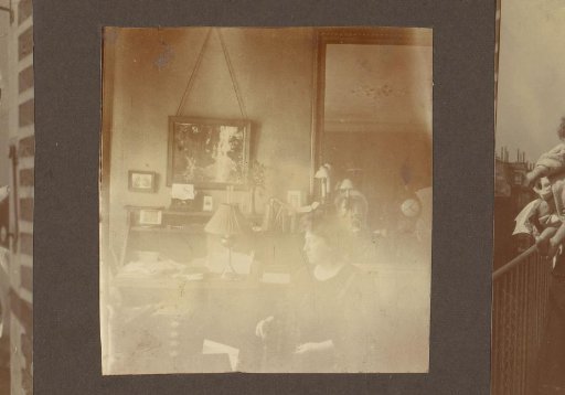 Elsa Diepenbrock sitting in a living room