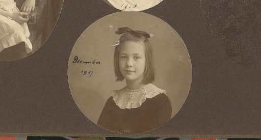 Portrait of Thea Diepenbrock with Lace Collar and Bow