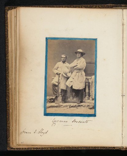 Portrait of German peasants