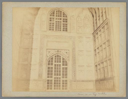 Windows of the Taj Mahal, Agra, Uttar Pradesh, India