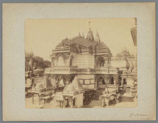 View of Temples in Palitana, Gujarat, India