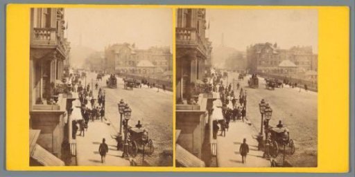 Edinburgh – Princes Street, looking towards the Calton Hill