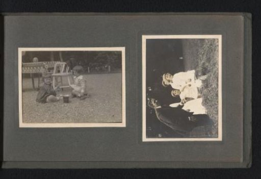 Two Playing Children, Including Probably Carel van den Berg, in Bussum