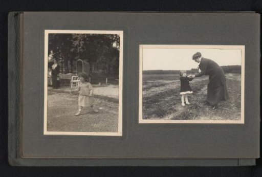 Carel van den Berg with his Mother, in Bussum
