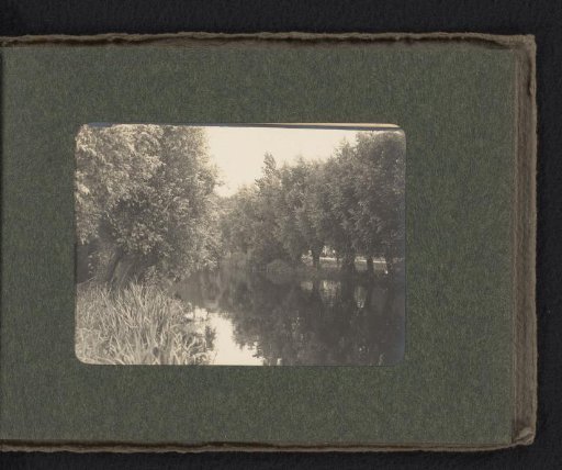 View of a stream near the Bosch van Bredius hotel in Laren