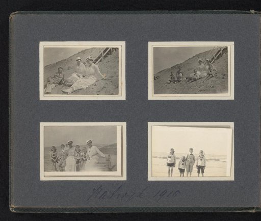 The Van den Berg Family on the Beach in Katwijk