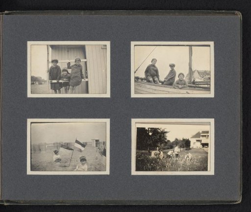Carel and Frank van den Berg at the beach in Noordwijk