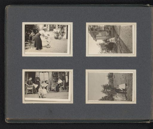 Family van den Berg on a Veranda and in a Garden, in Bergerac