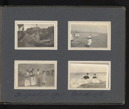 The Van den Berg Family on the Beach in Noordwijk