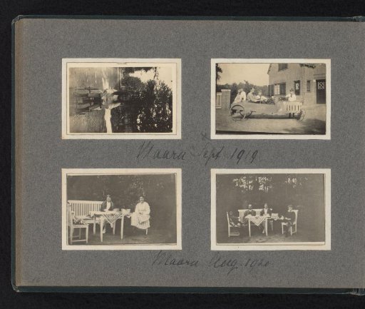 Family of den Berg in Maarn, with Hendrik, Caroline, Carel, and Frank