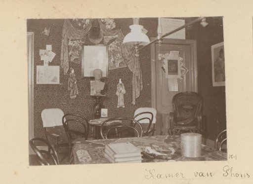 Interior of the room of Phons Driessen
