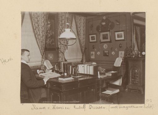 Henri Driessen in His Room
