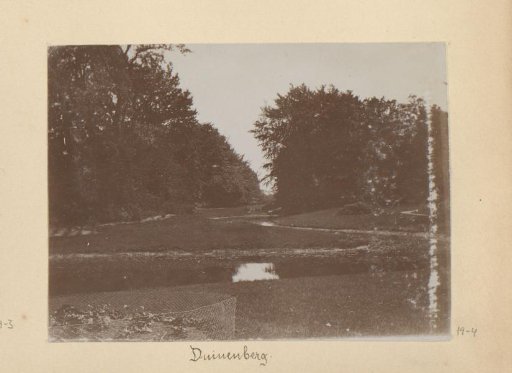 View of a pond at the Duinenberg estate
