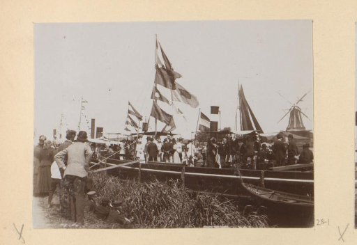 Public during the Varsity of 1893 in Haarlem
