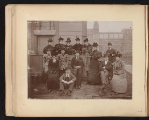 Group Portrait with the Rijksmuseum in the Background