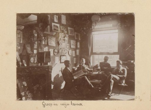 Four Young Men in the Room of Hendrik Herman van den Berg