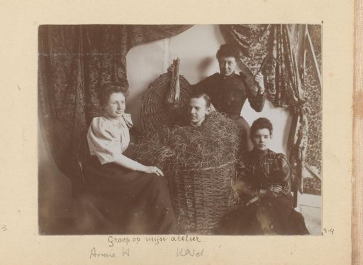 Group Portrait of a Company in the Studio of Hendrik Herman van den Berg