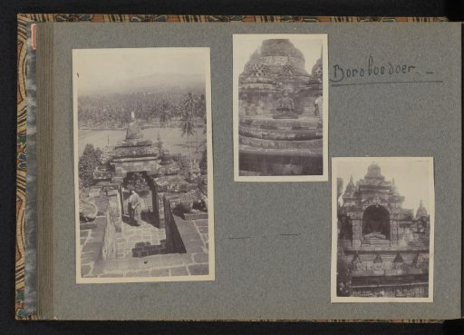 Arendina van den Berg at the Borobudur in Central Java