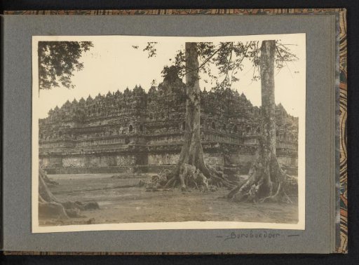 View of the Borobudur in Central Java